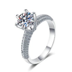 wedding rings moissanite 340-004