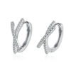 women moissanite earrings 426-003