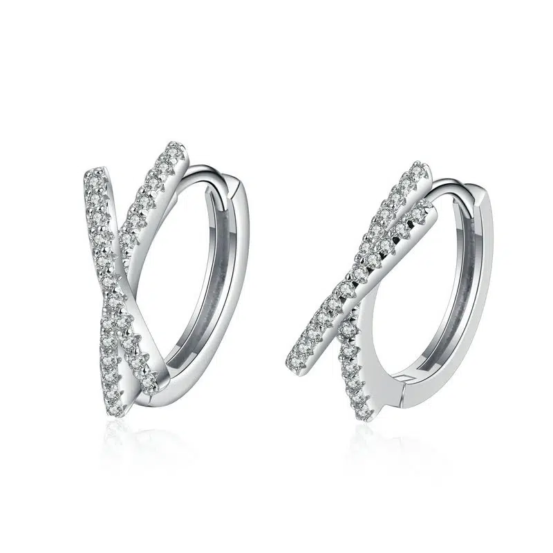 women moissanite earrings 426-003