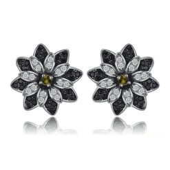 Black Spinel earrings 175-01