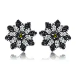 Black Spinel earrings 175-01