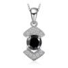 Black Spinel necklace 258-01