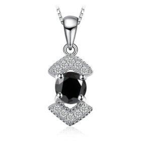 Black Spinel Necklace Women Pendant Without Chain