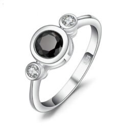 Black Spinel ring 047-01