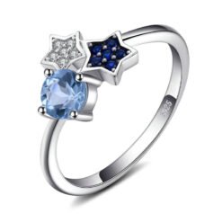 Blue Topaz ring 33-01