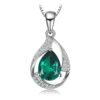 Emerald green pendant 295-01