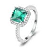 Emerald stone ring 029-1
