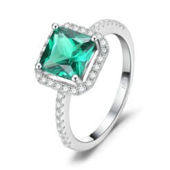 Emerald stone ring 029-1