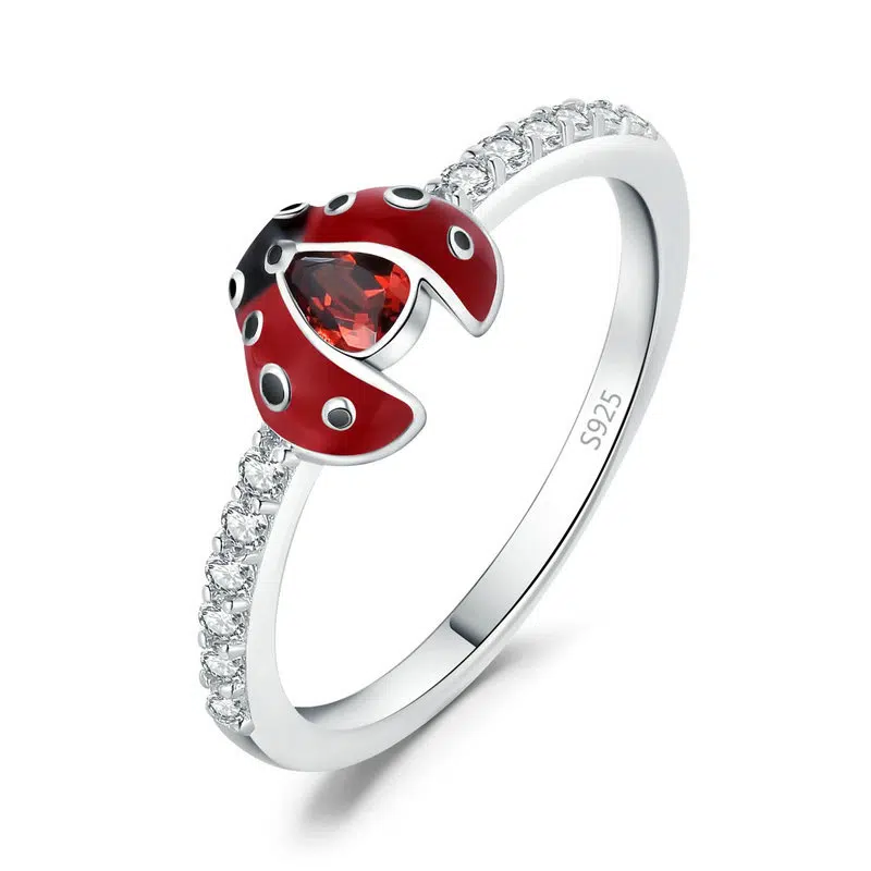 Garnet stone ring 057-01