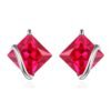 Gemstone Silver Earrings 231-01
