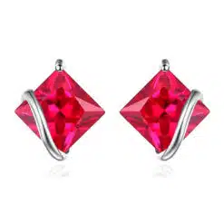 Gemstone Silver Earrings 231-01