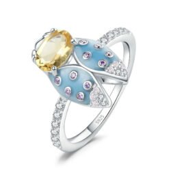 Natural Citrine ring 030-1