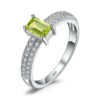 Natural Peridot ring 048-01