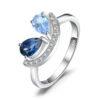 Natural gemstone ring 107-01