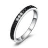 black gemstone ring 102-01