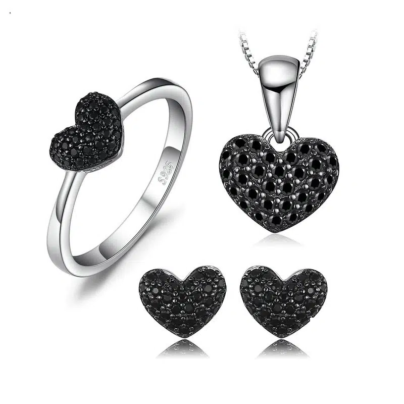 black spinel jewelry 117-01