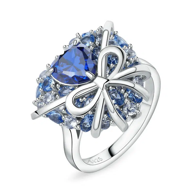 blue cocktail ring 076-01