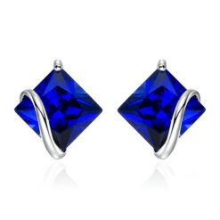 blue earrings 174-01