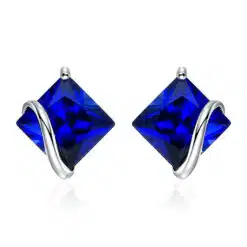 blue earrings 174-01