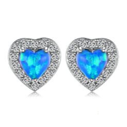 blue opal earrings 182-01