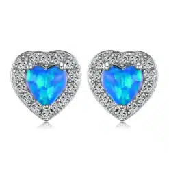 blue opal earrings 182-01