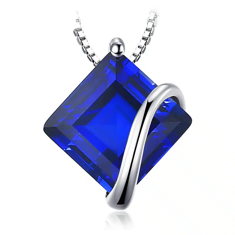 blue sapphire pendant 273-01