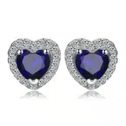 blue stone earrings 188-01