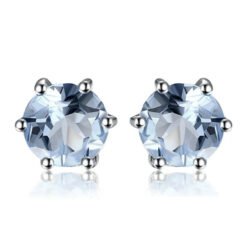 blue topaz studs 208-01