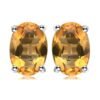 citrine earrings 184-01