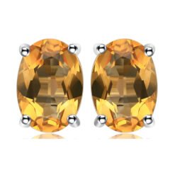 citrine earrings 184-01
