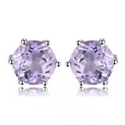 colored stone earrings 241-01