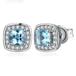 cushion cut earrings 220-01
