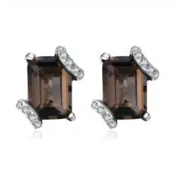 emerald cut earrings 190-01