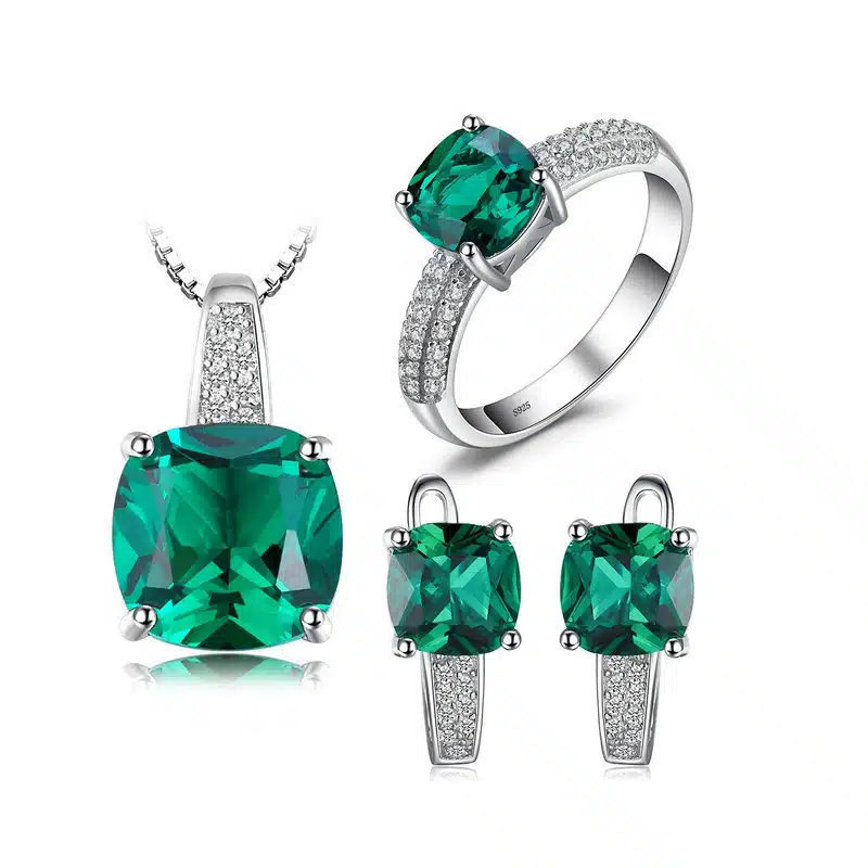emerald jewelry sets 115-01