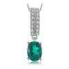 emerald necklace 24701