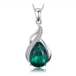 emerald pendant necklace 267-001