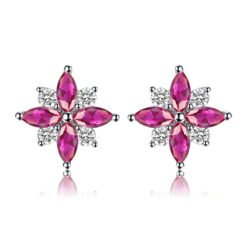 flower earrings 213-01