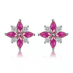 flower earrings 213-01