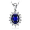 gemstone pendant necklace 293-01