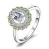 green amethyst engagement ring 111-01