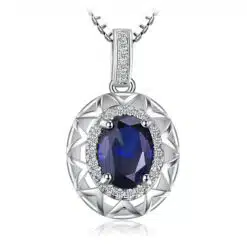 lab Sapphire necklace 279-01