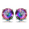 multi colored earrings 229-01