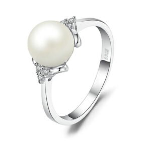 Pearl Ring Freshwater Cultured Sterling Silver Rings