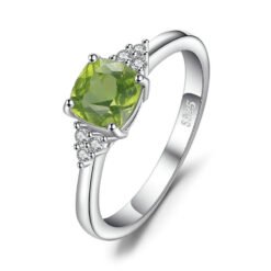 peridot ring silver 085-01