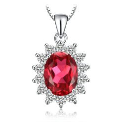 red stone necklace 271-01
