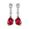 ruby Drop Earrings 149-01
