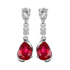 ruby Drop Earrings 149-01