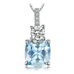 sky blue stone necklace 272-01