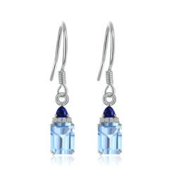 sky blue topaz earrings 137-01