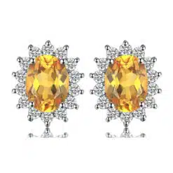 yellow earrings 203-08